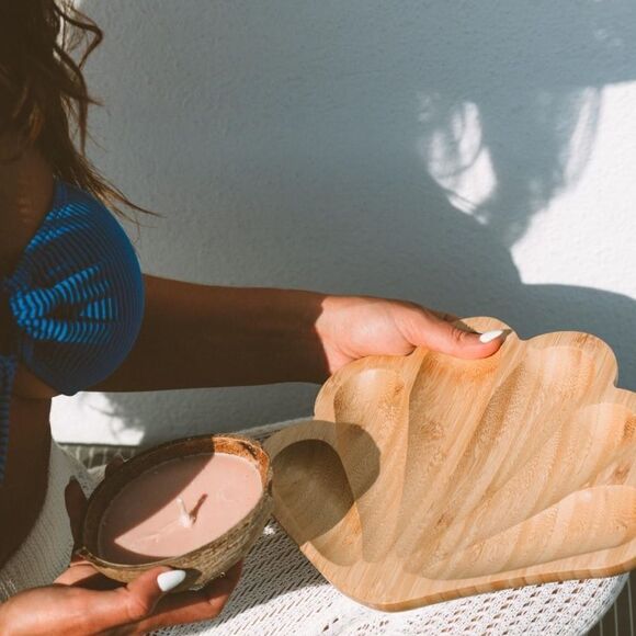 Beachly Bamboo Bombshell Catchall Tray NWT - Picture 7 of 8